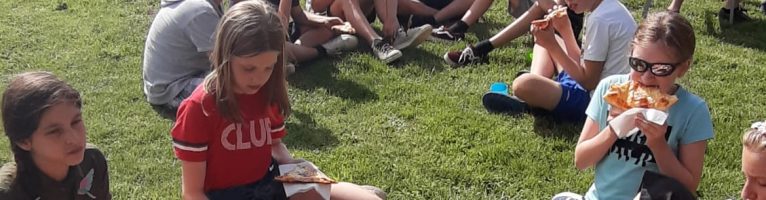 De leerlingen van het zesde fietsten naar Oplinter!