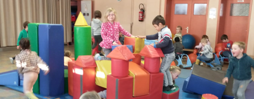 Een speeltuin in de turnzaal!