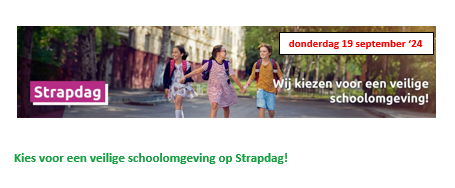 Donderdag STRAPDAG!