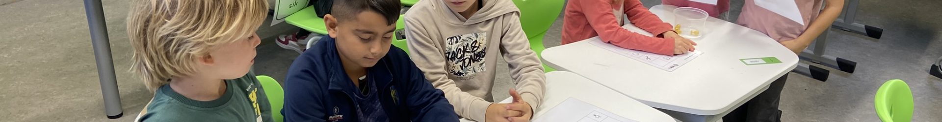 L2 toont onze klas en onze school aan L1.