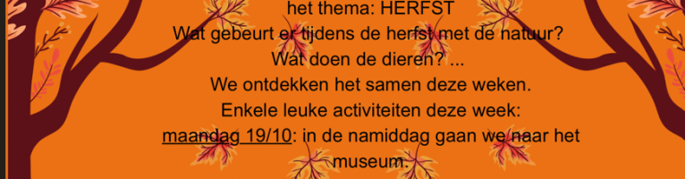 K3 themabriefje (19/10 – 23/10)