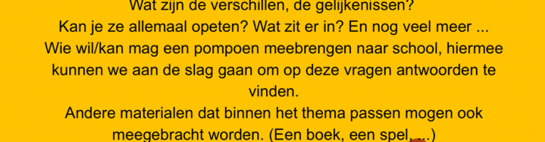 K3 themabriefje (12/10 – 16/10)